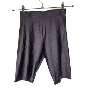 Los Angeles Apparel Shiny Biker Shorts in Black Size S New Without Tags